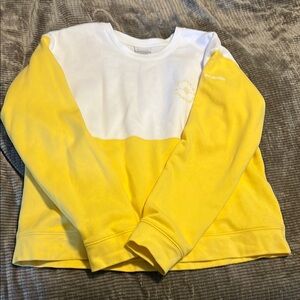 EUC Columbia Yellow and White Sweatshirt